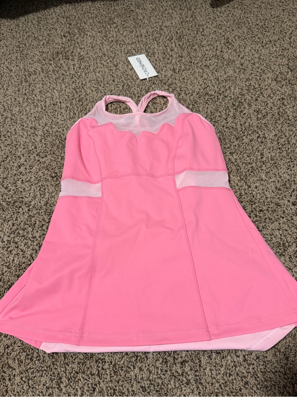 Crowned Athletics Pink Mermaid NWT